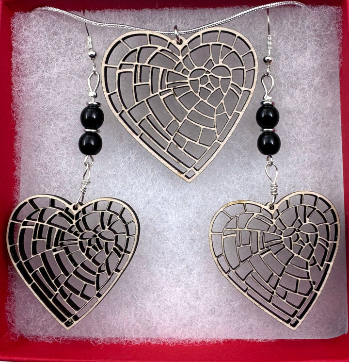 Beautifully Broken Necklace and Earring Set