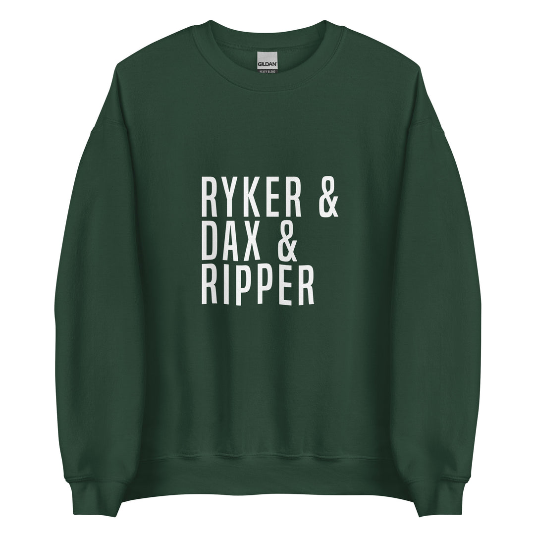 Ryker & Dax & Ripper Unisex Sweatshirt (dark colors)